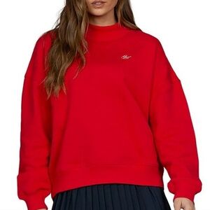 Classic Red Women's Crewneck Sweatshirt